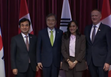 캐나다-한국 외무.국방 2+2 장관 회의…”안보.국방 협력 및 정보 보호 서명”